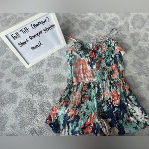 Full Tilt floral shorts romper
